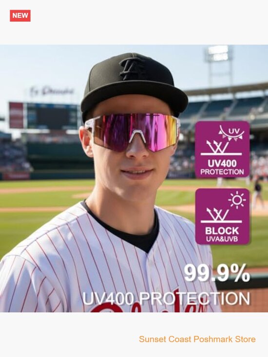Cycling Sunglasses Polarized with Interchangeable Lens UV Protection Sport